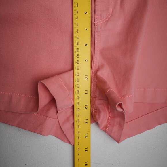 NWT So Authentic Heritage Ladies Size 15 Salmon Rose High Waist Twill Shorts - Picture 12 of 13